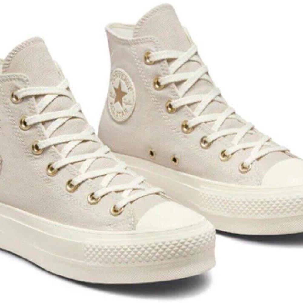 Converse Chuck Taylor Lift Platform Hi GOLDEN ELEMENTS A02205C Women Shoe Size 9